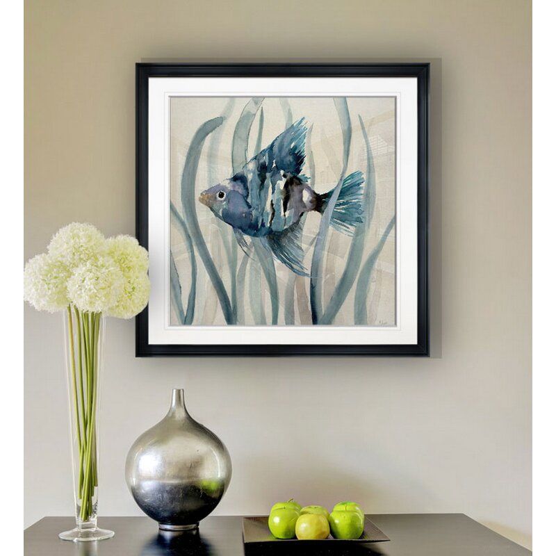 Fish in Seagrass II Oil Painting Print on Wrapped Canvas thumbnail 2