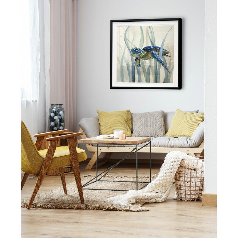 Turtle in Seagrass II Print on Paper thumbnail 2