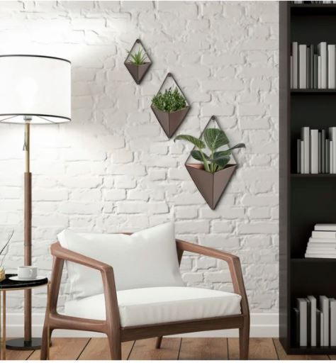 Anding 3Piece Geometric Wall Planter Set_LARGE thumbnail 2