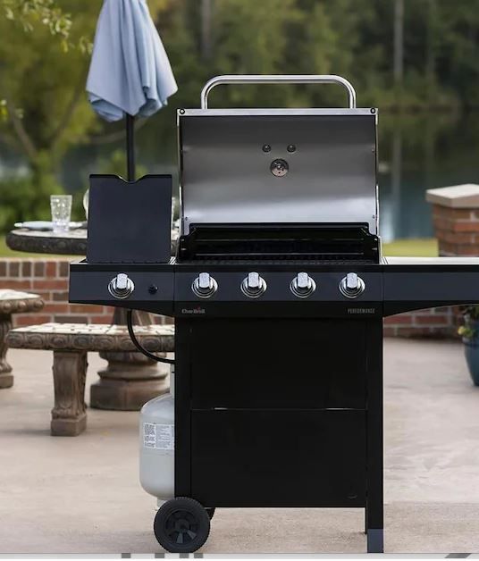 Performance Black 4 Burner Gas Grill  thumbnail 3