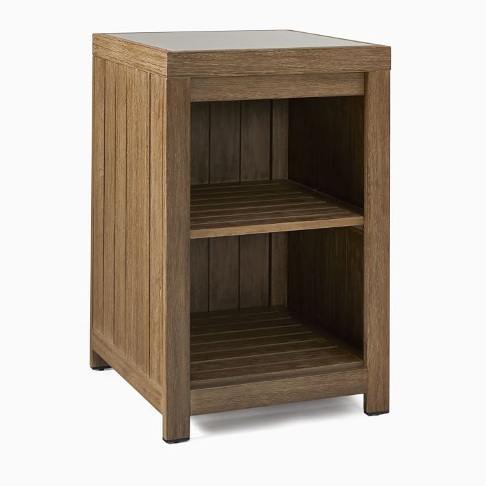 Portside Outdoor Kitchen 1 Door Open Shelves Cabinet thumbnail 4