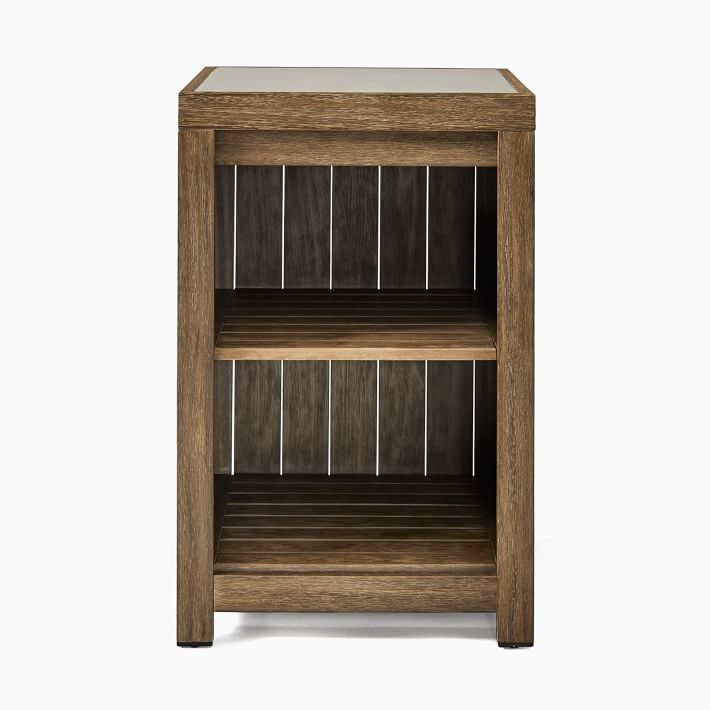 Portside Outdoor Kitchen 1 Door Open Shelves Cabinet thumbnail 5