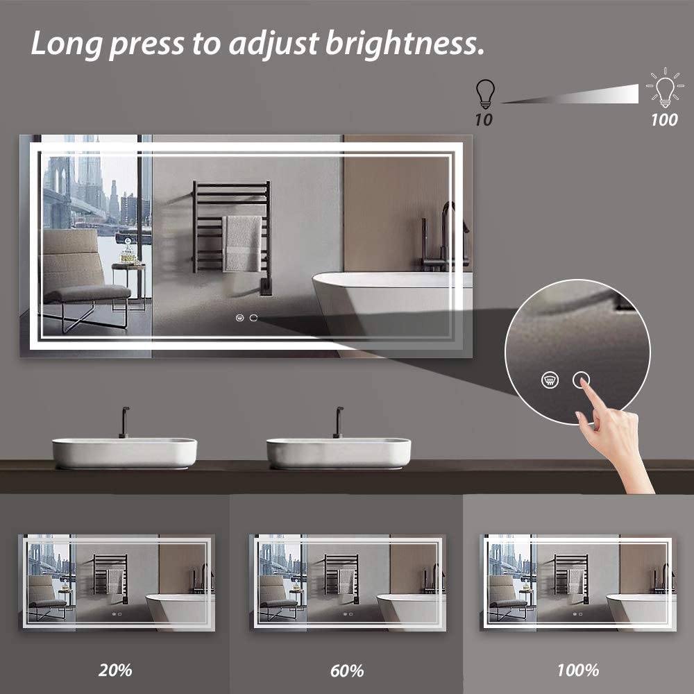 Keonjinn Bathroom LED Light Mirror thumbnail 2