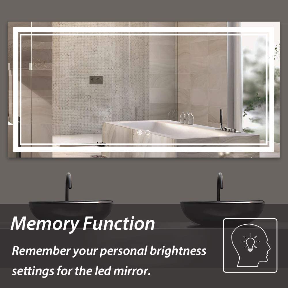 Keonjinn Bathroom LED Light Mirror thumbnail 4