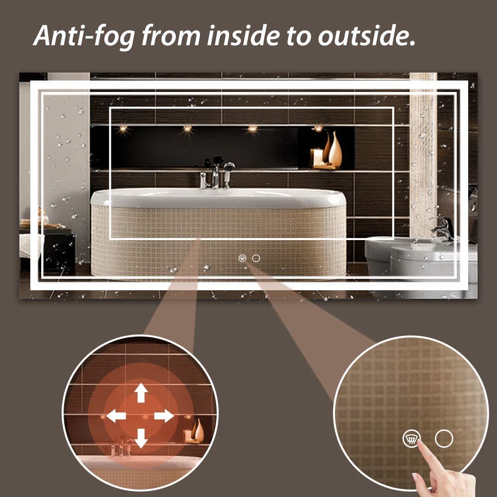 Keonjinn Bathroom LED Light Mirror thumbnail 5