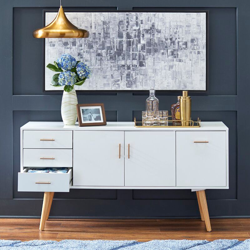 Hoai Wide 3 Drawer Sideboard thumbnail 2