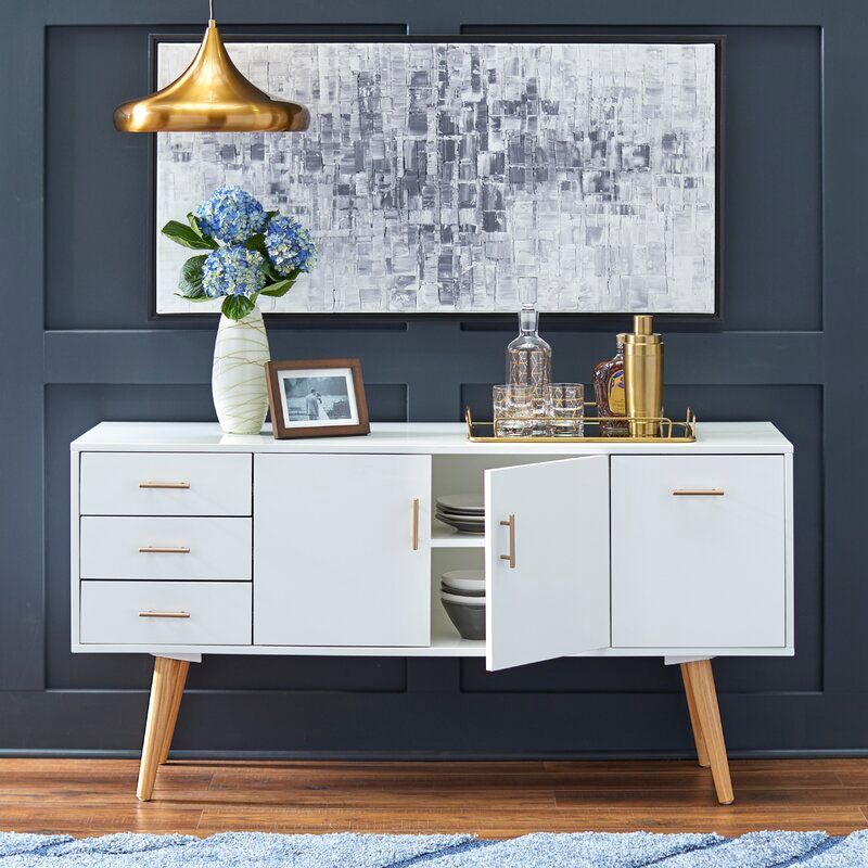 Hoai Wide 3 Drawer Sideboard thumbnail 3