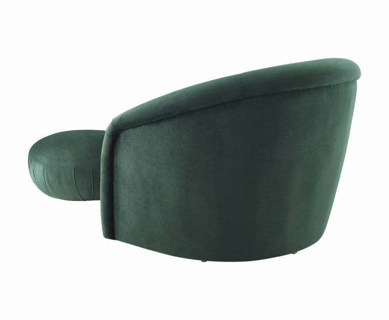 Tuscan Forest Green Velvet Ottoman Set thumbnail 3