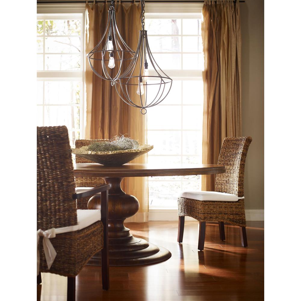 Frida Modern Classic Dark Oak Round Dining Table thumbnail 2