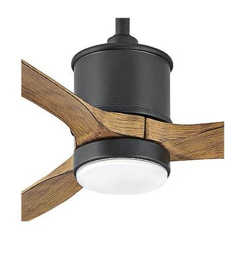 Hinkley Hover Matte Black Wet Location LED Ceiling Fan thumbnail 2
