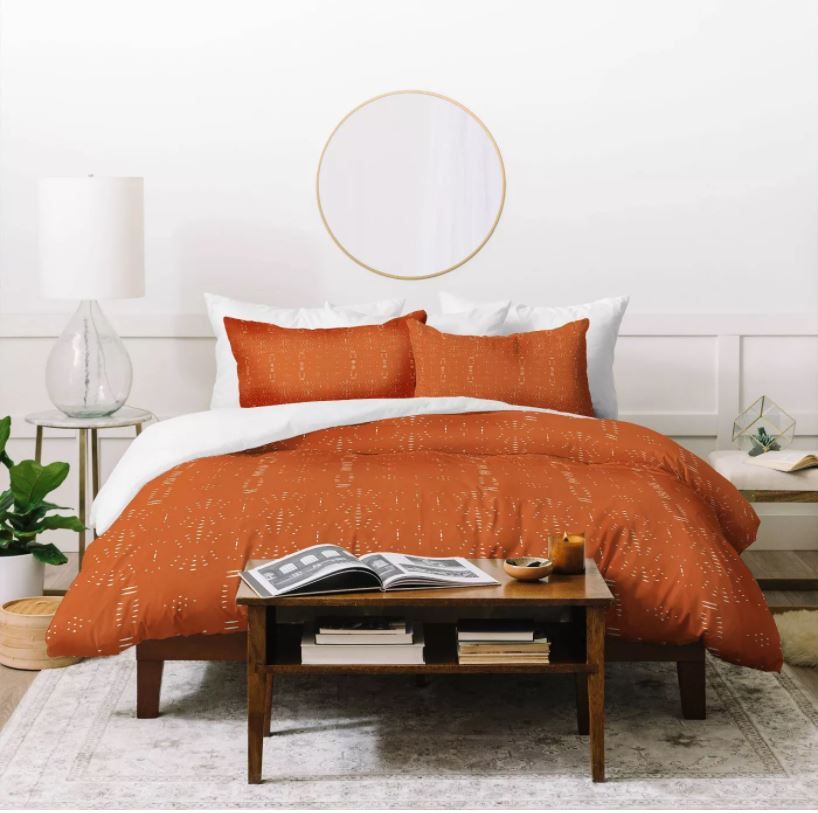 Grace Saona Pattern Terracota Sham No Insert-36"x20" thumbnail 3