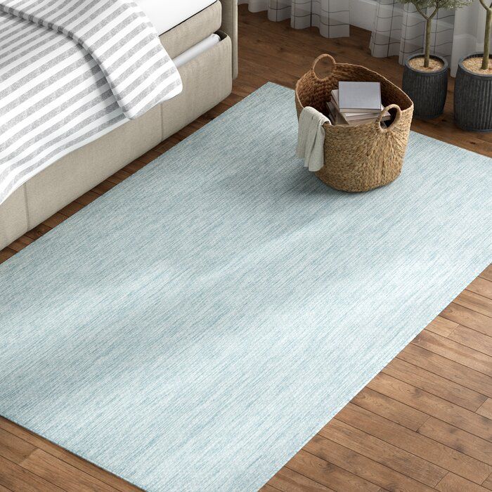 Janet Aqua Indoor Outdoor Rug-7'x10' thumbnail 2