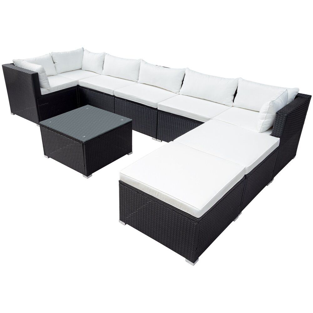 Gin Reversible Patio Sectional with Cushions thumbnail 2