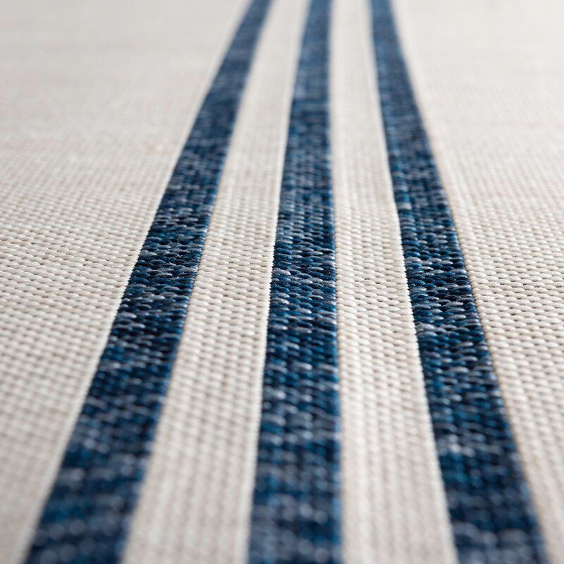 Striped Ivory Area Rug-7'.10"x10' thumbnail 4