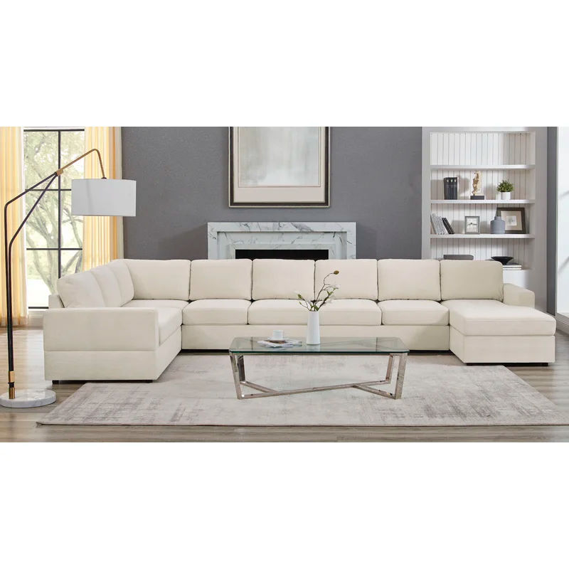 Aasif Wide Sofa And Chaise thumbnail 2