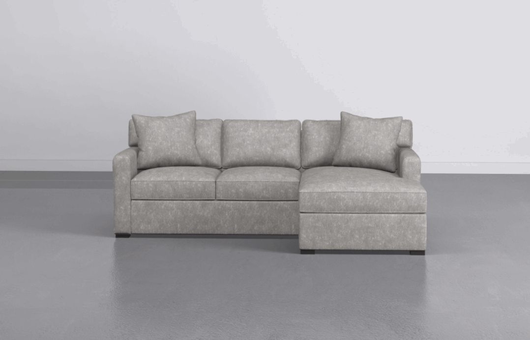 Cypress II Foam Sleeper With Reversible Chaise Storage Ottoman thumbnail 2