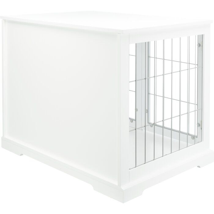 TRIXIE Indoor Dog Crate, Wooden Crate Table for Dogs, Dog Kennel, Perfect in Any Room TRIXIE Color: White Size: 29.6" H x 38.7" W x 27" D thumbnail 3