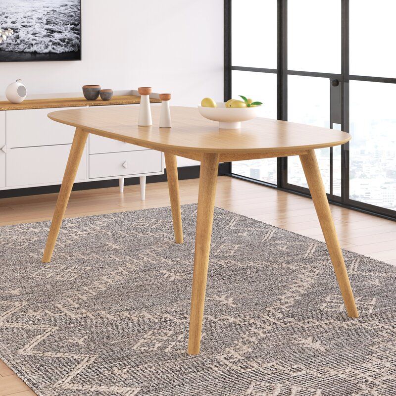 Faught Solid Oak Dining Table thumbnail 2