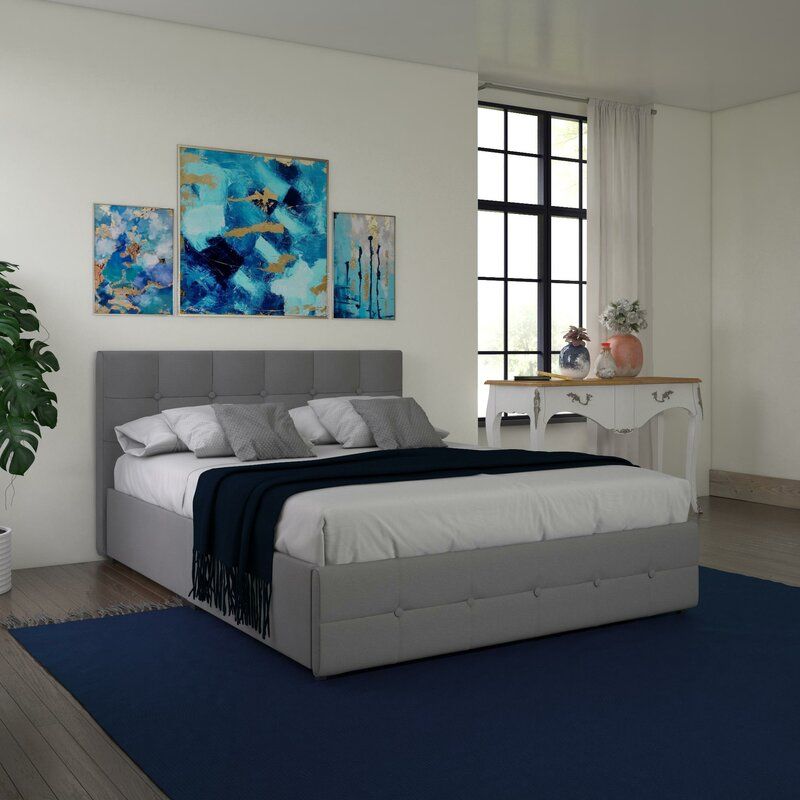 Houchins Upholstered Storage Platform Bed-Full thumbnail 6