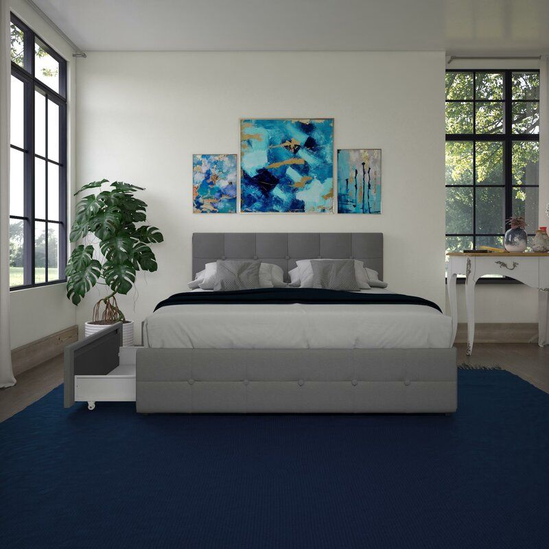 Houchins Upholstered Storage Platform Bed-Full thumbnail 7