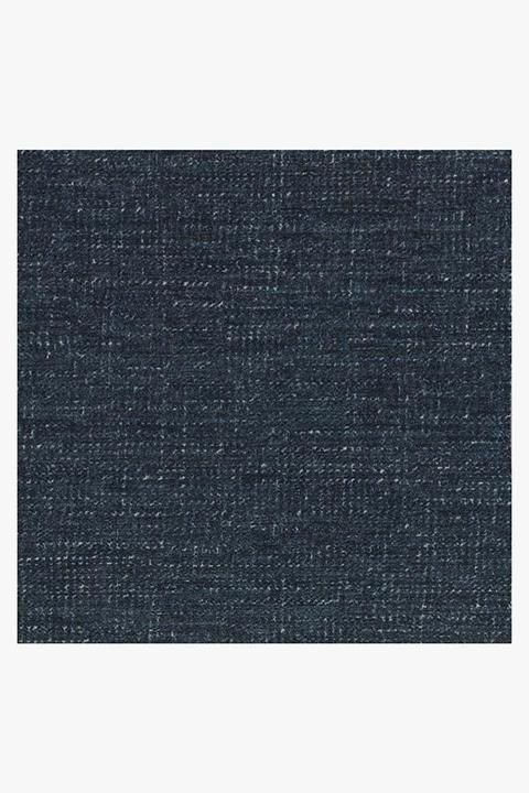 Heathered Solid Navy Rug-8' Round thumbnail 3
