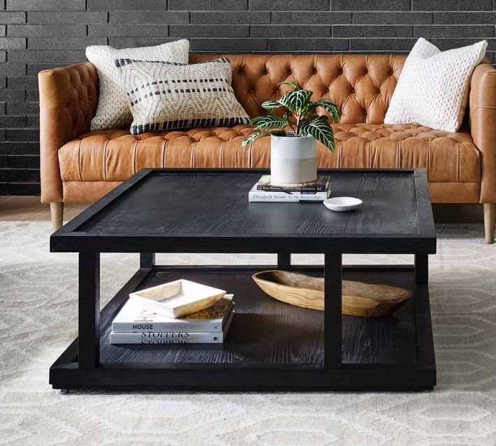 Modern 40 Square Coffee Table thumbnail 2