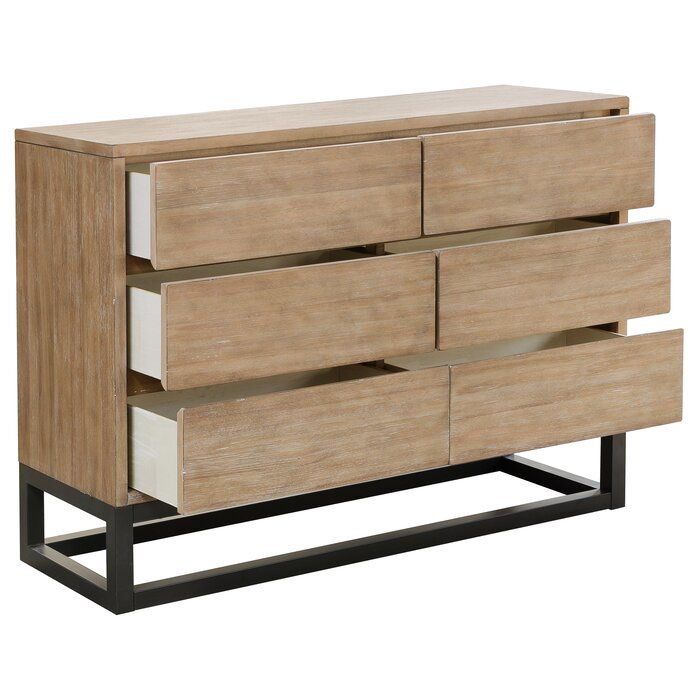 Joshua Six Drawer Double Dresser thumbnail 6