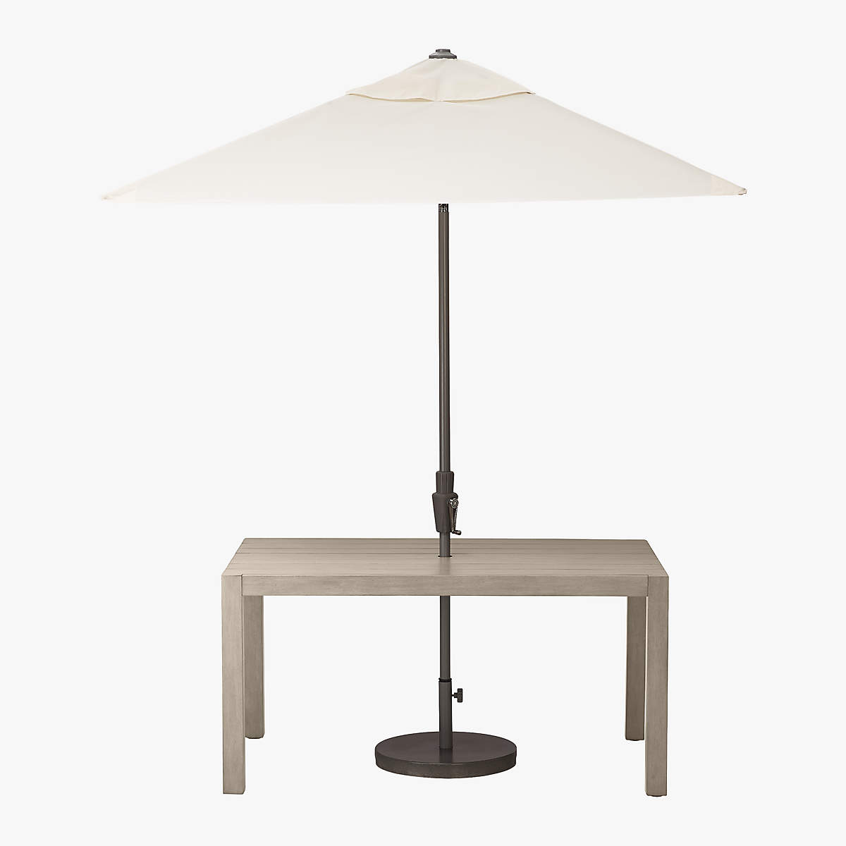 Matera Grey Outdoor Dinning Table thumbnail 2