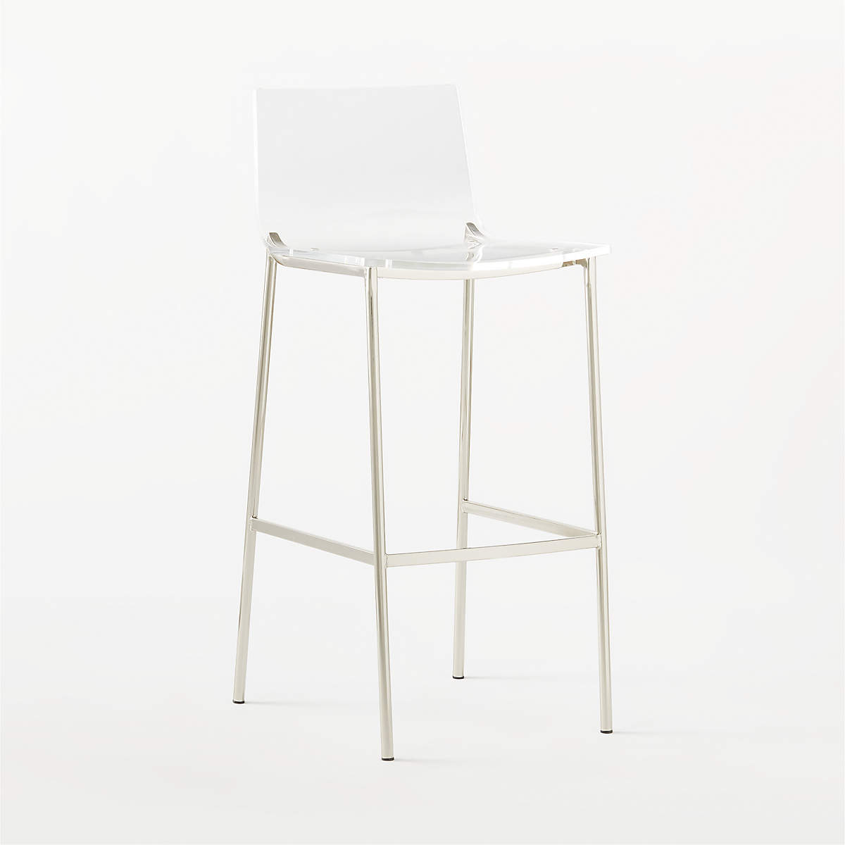 CHIARO CLEAR BAR STOOL NICKEL thumbnail 4