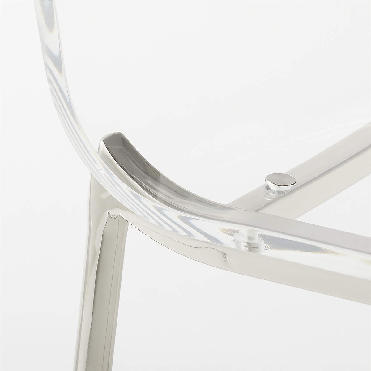 CHIARO CLEAR BAR STOOL NICKEL thumbnail 5