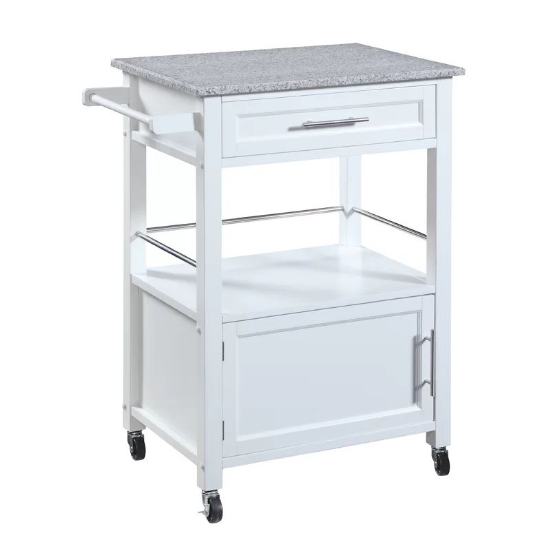 Elsie Kitchen Cart with Granite Top thumbnail 6
