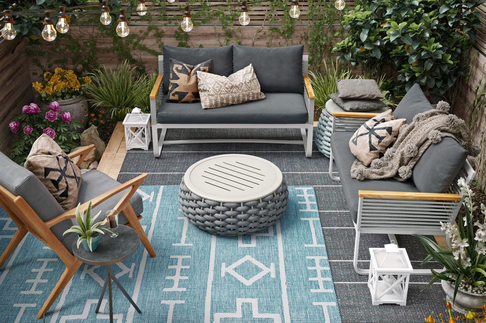 Bondi Outdoor Double Sofa thumbnail 2