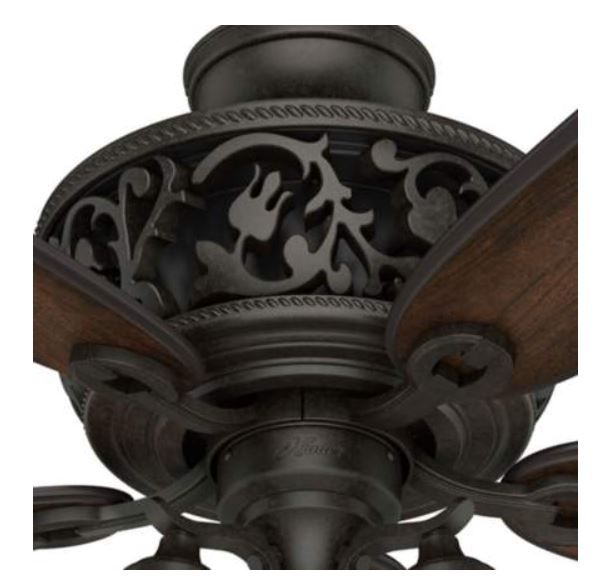 Hunter Promenade Brittany Bronze LED Ceiling Fan thumbnail 5