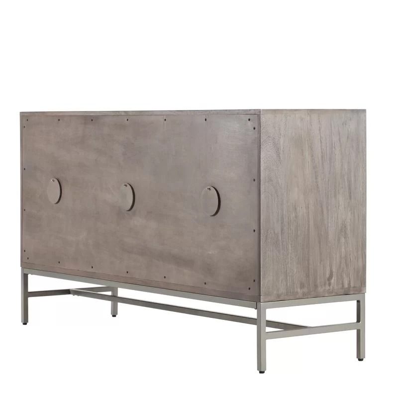 Kathleen Solid Mango Wood TV Stand thumbnail 5