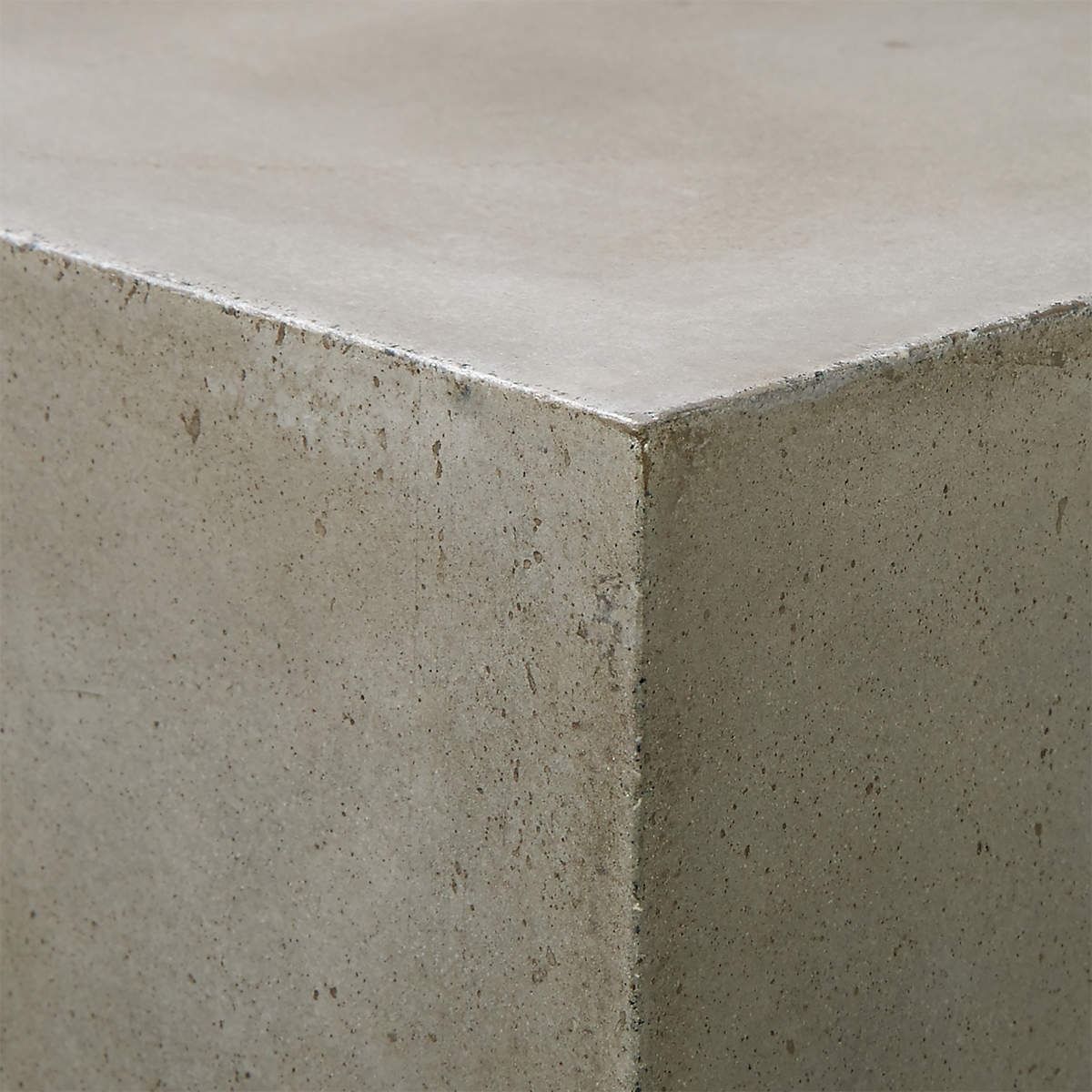 MATTER GREY CEMENT SQUARE SIDE TABLE thumbnail 4