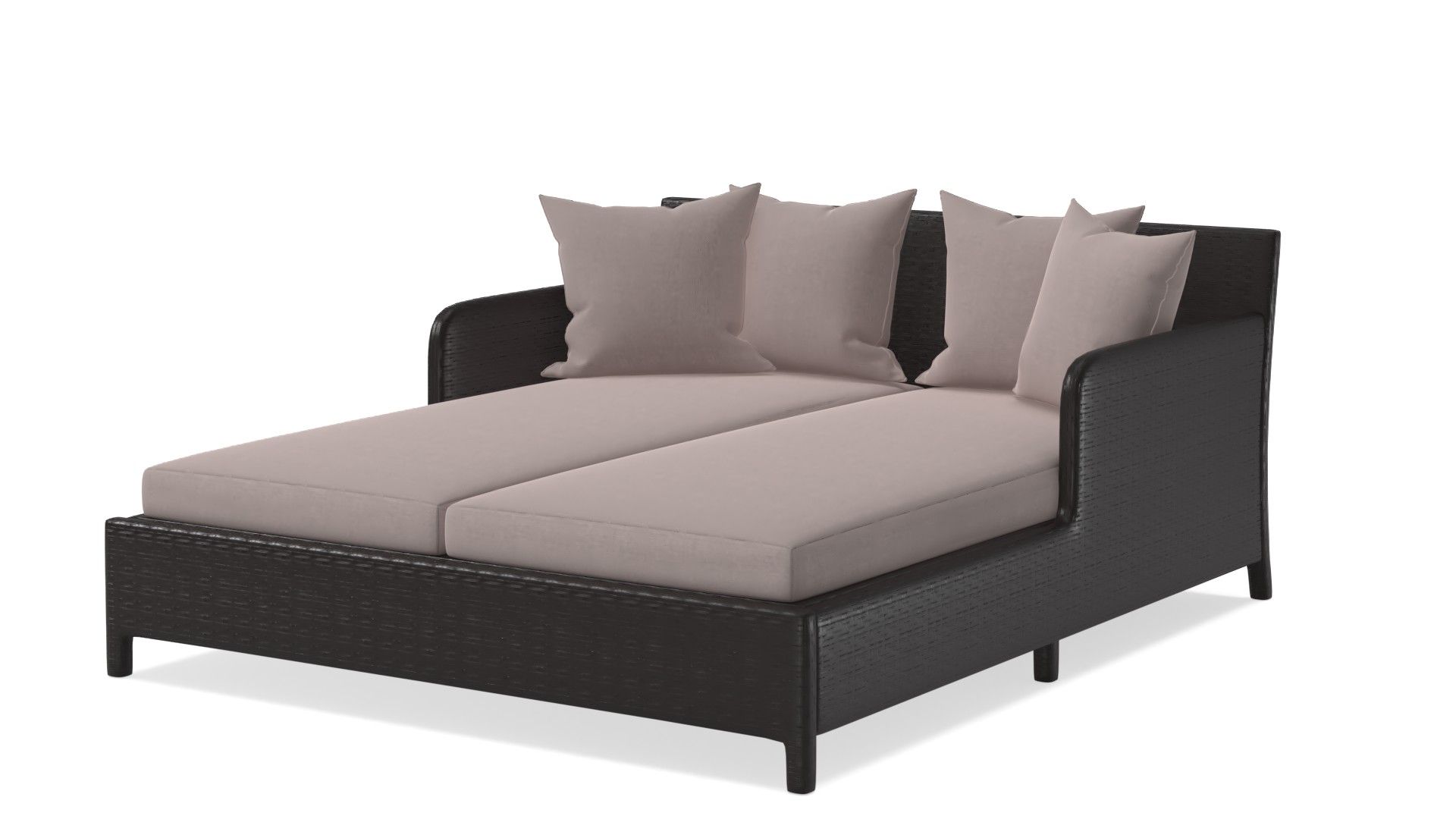 Andromeda Double Chaise Lounge with Cushion thumbnail 3