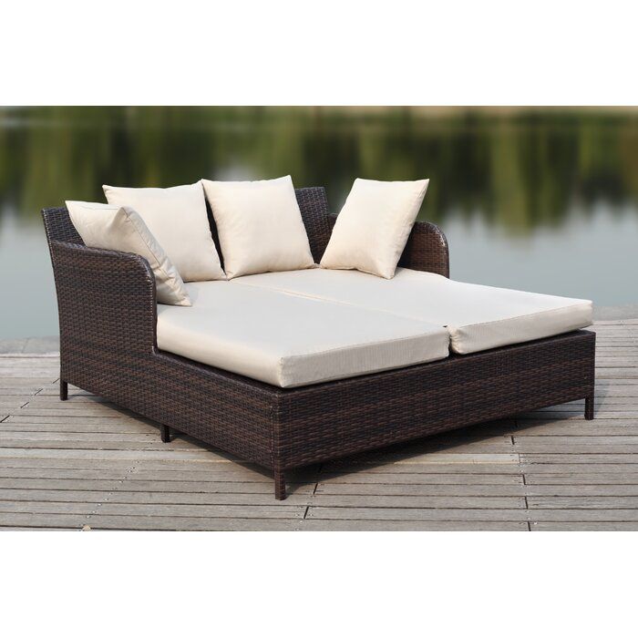 Andromeda Double Chaise Lounge with Cushion thumbnail 6