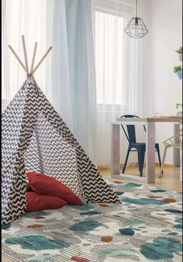 Leona Teal Rug-9'x12' thumbnail 2