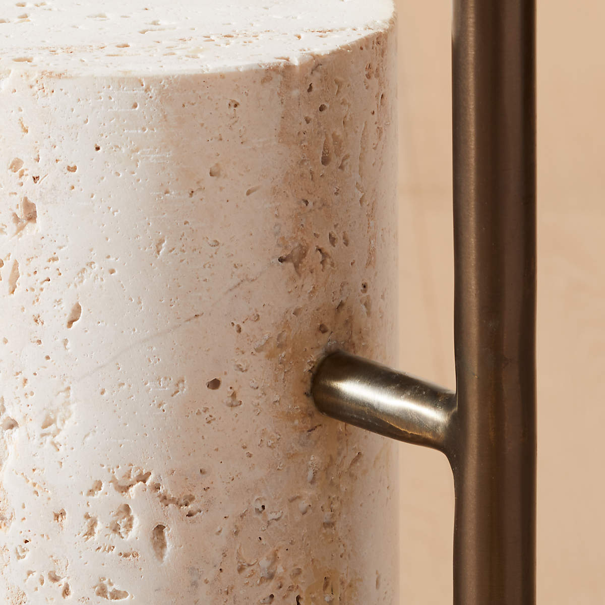 MAESTRO TRAVERTINE FLOOR LAMP thumbnail 3