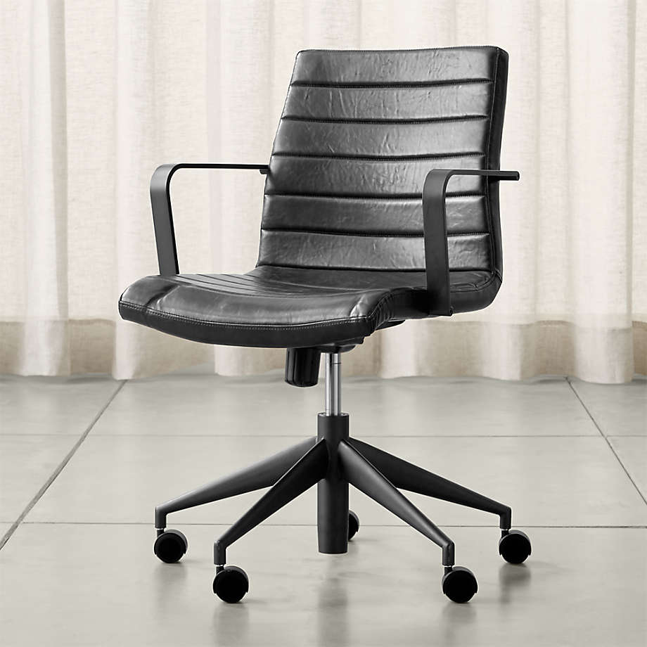 Graham Black Office Chair thumbnail 2