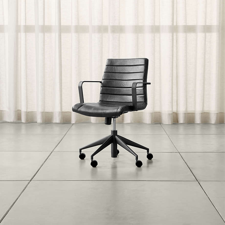 Graham Black Office Chair thumbnail 3