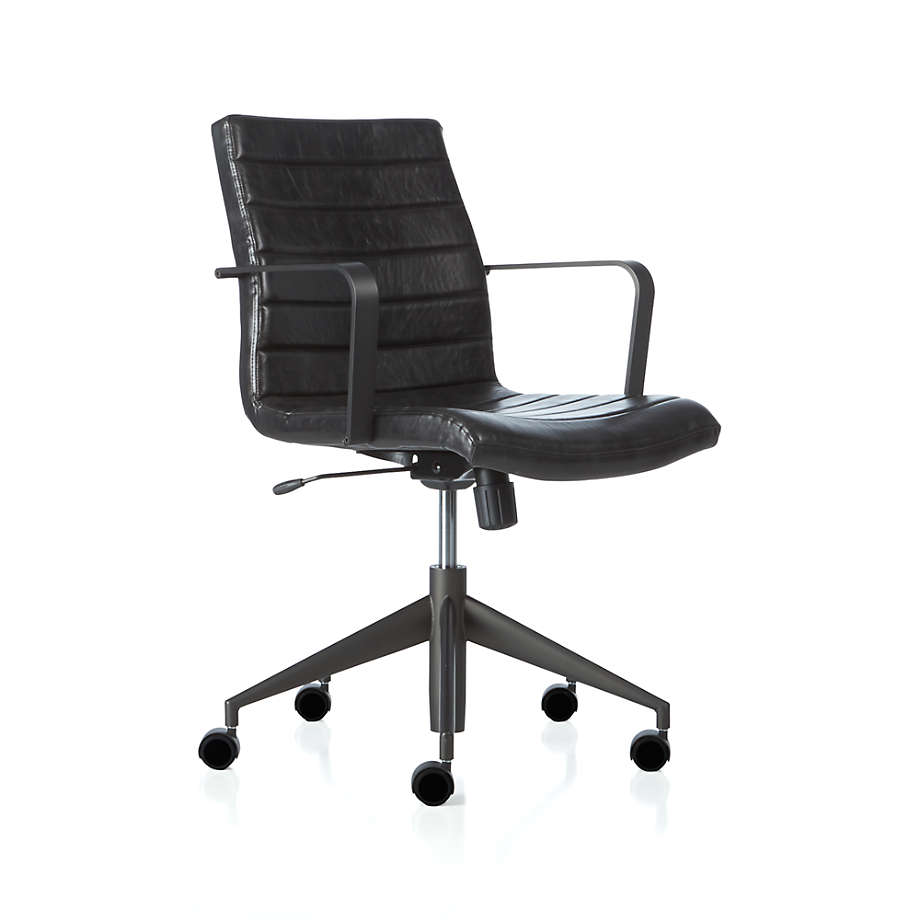 Graham Black Office Chair thumbnail 4