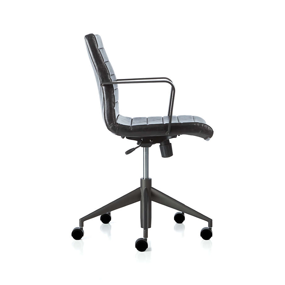 Graham Black Office Chair thumbnail 6