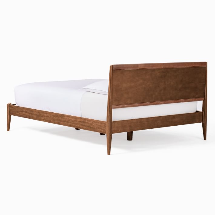 Modern Leather Show Wood Bed-King thumbnail 2