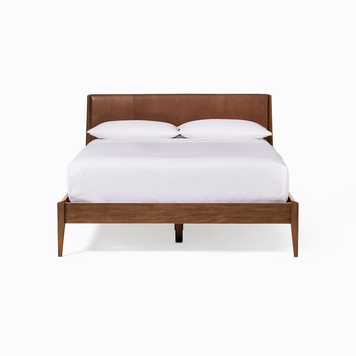 Modern Leather Show Wood Bed-King thumbnail 5