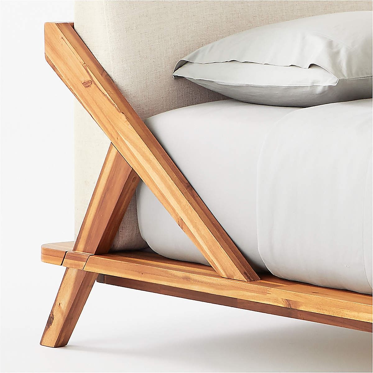 DROMMEN ACACIA WOOD KING BED thumbnail 7