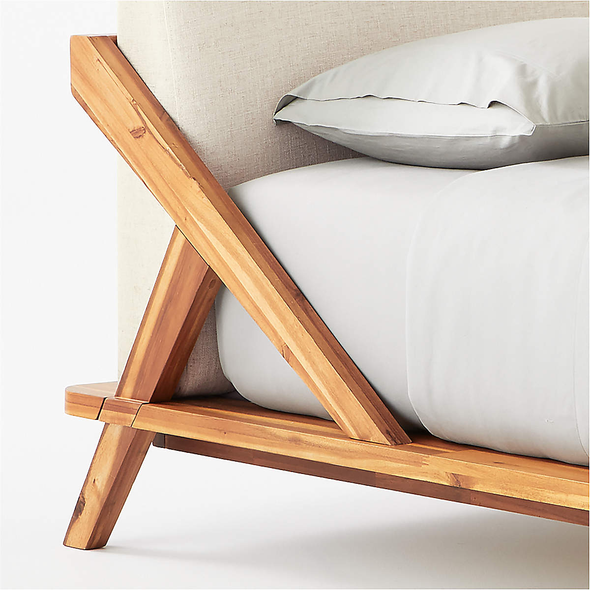 Drommen Acacia Wood Bed-King thumbnail 5