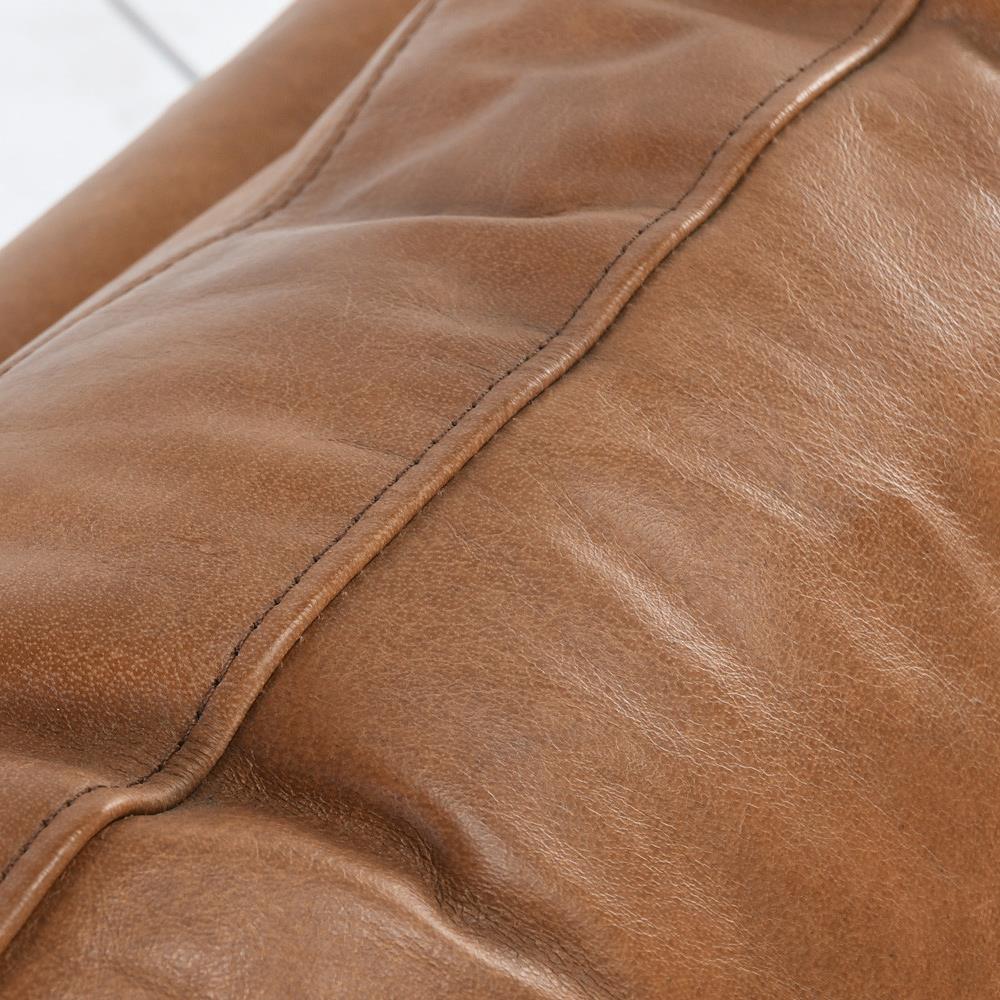 Leather Upholstered Iron Arm Chair thumbnail 4