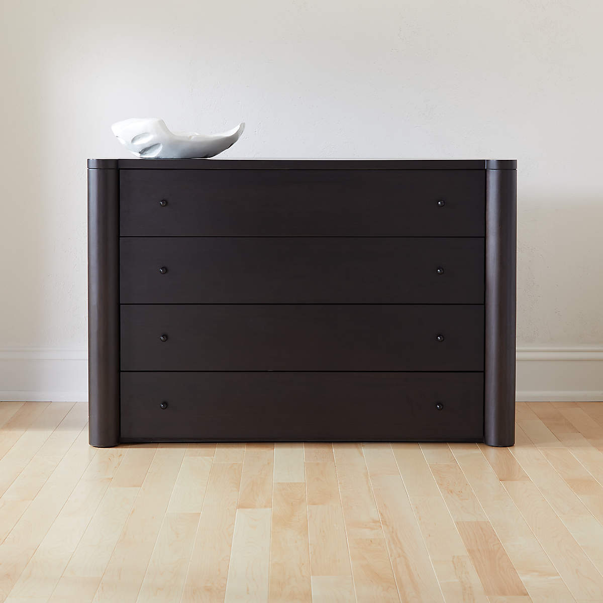 PORT BLACKENED WOOD SHORT DRESSER thumbnail 2