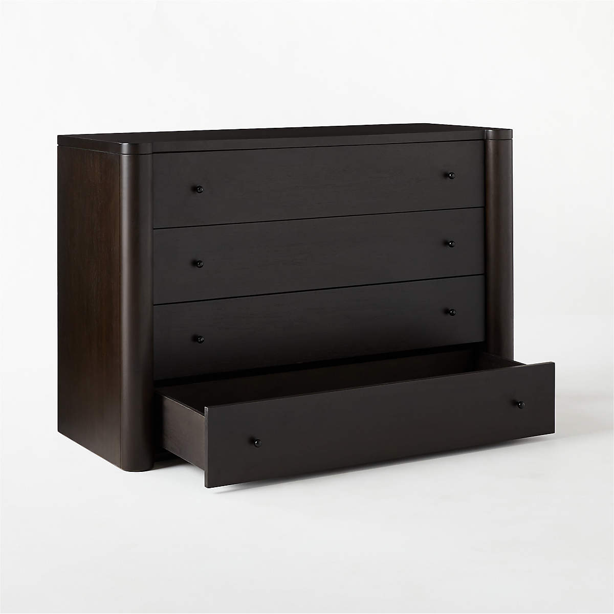PORT BLACKENED WOOD SHORT DRESSER thumbnail 3
